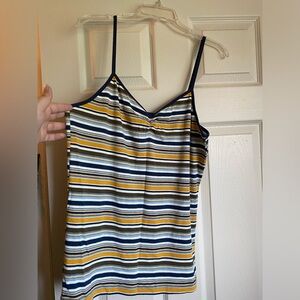 Striped Ribbed Tank